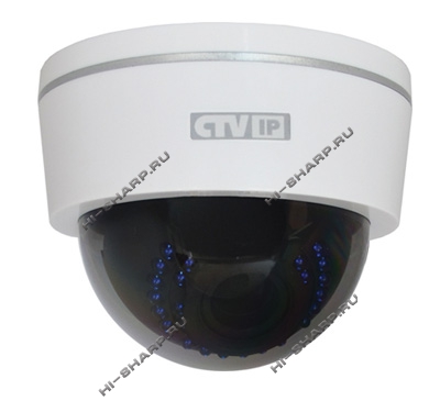 CTV-IPD2820 VPP 2 Мпкс ip камера, 2.8-12 мм купольная, PoE