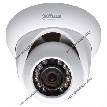 IPC-HDW1200S (3.6 или 6 мм) 3 Мп ip камера Dahua купольная 0,1/0,01 лк, BLC, HLC, DWDR, 2D-DNR, PoE