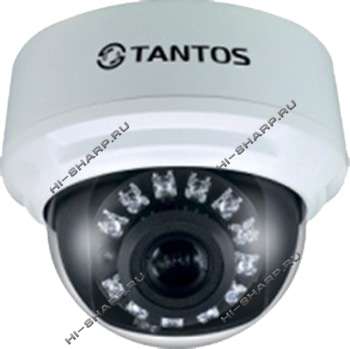 TSi-DV211V Tantos Антивандальная IP камера купольная, 2Мп SONY EXMOR 