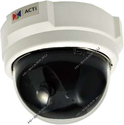 D52 Acti Купольная IP-камера 2  Мп и разрешением с объективом 3.6 мм, питанием PoE