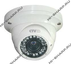CTV-CPVD36-IR24WA купольная камера наблюдения 700 ТВЛ 960H WDR 3D с ИК подсветкой
